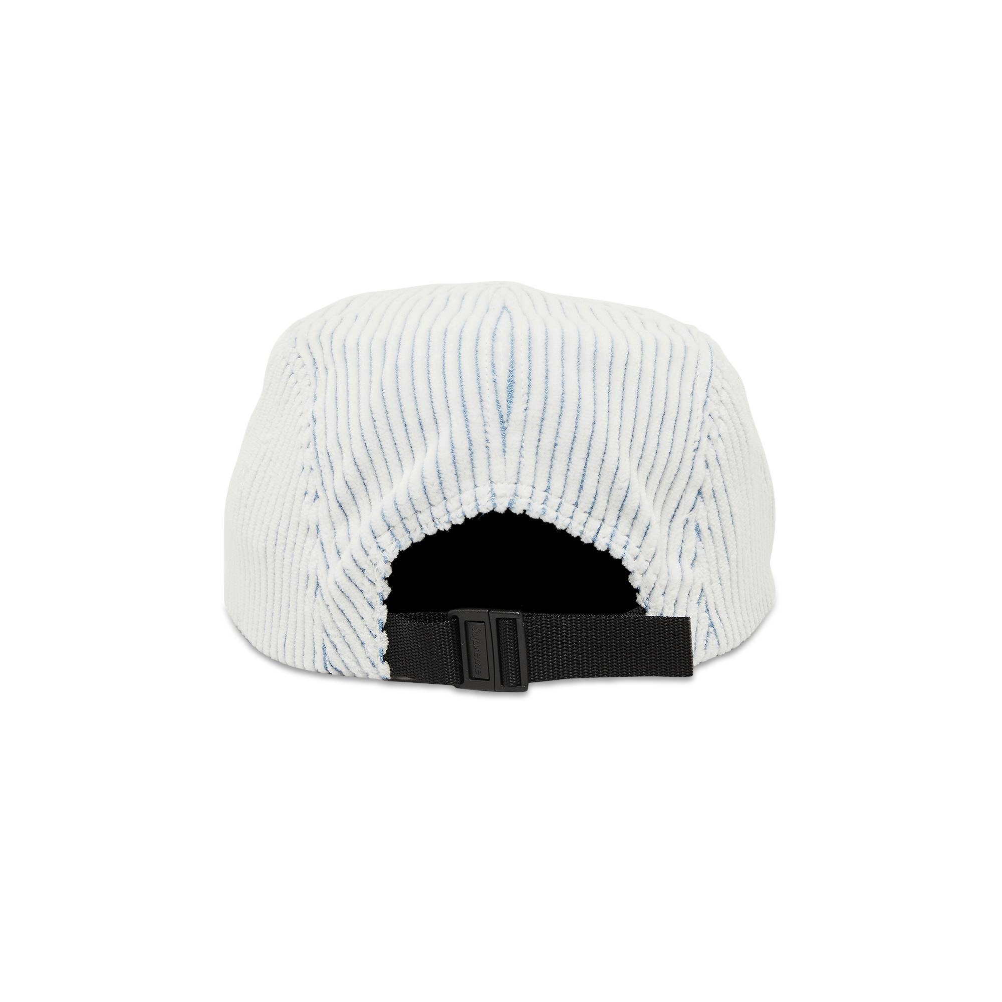 Supreme 2-Tone Corduroy Camp Cap 'White' - 4