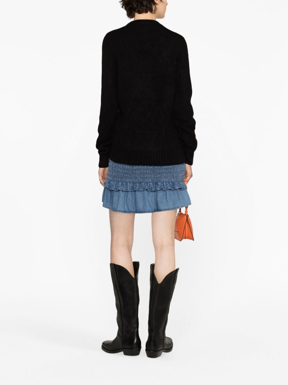 crew-neck alpaca wool-blend jumper - 4