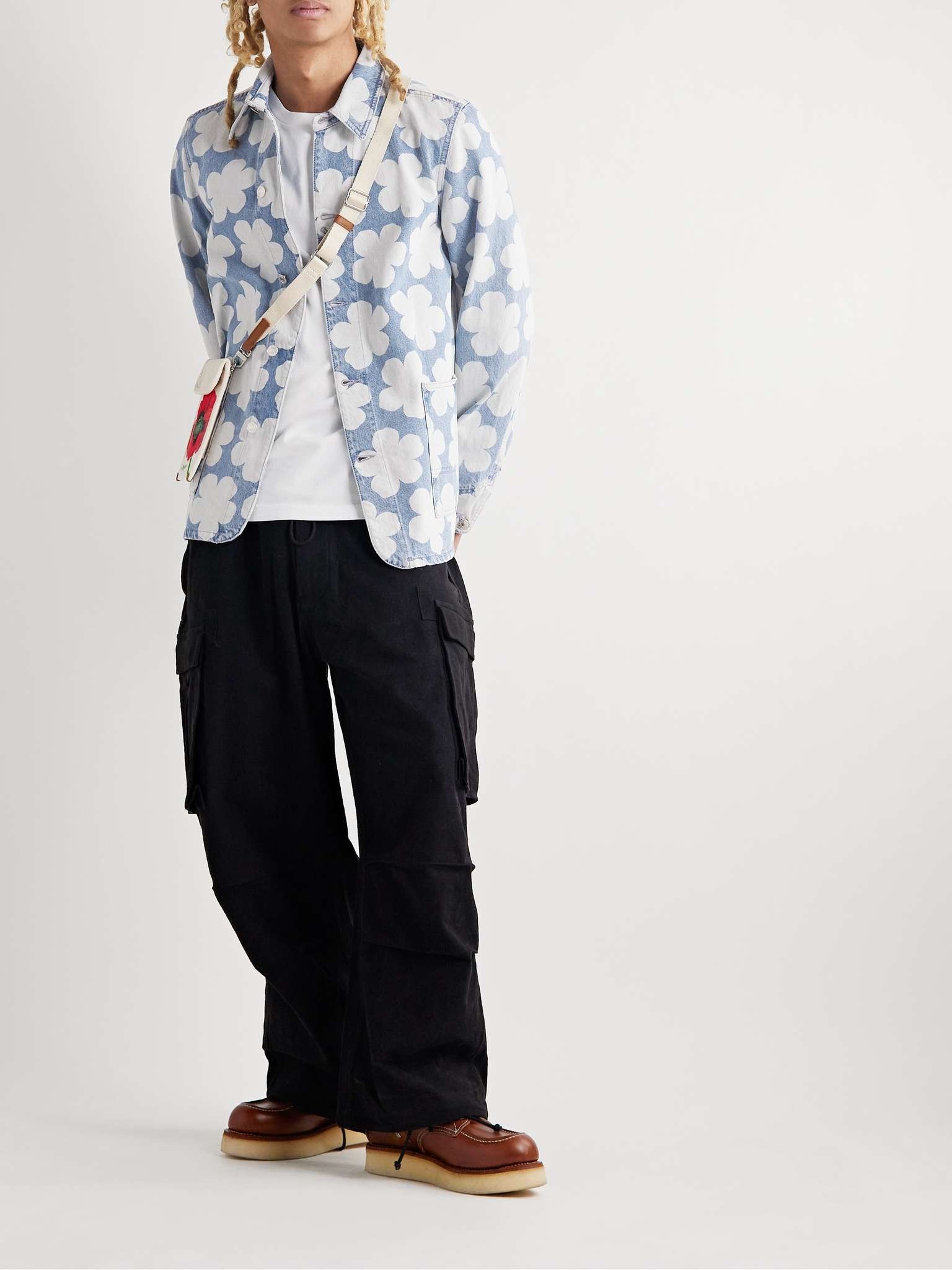 KENZO 'Hana Dots' denim workwear jacket | REVERSIBLE KENZO 'Hana Dots' denim workwear jacket | REVERSIBLE