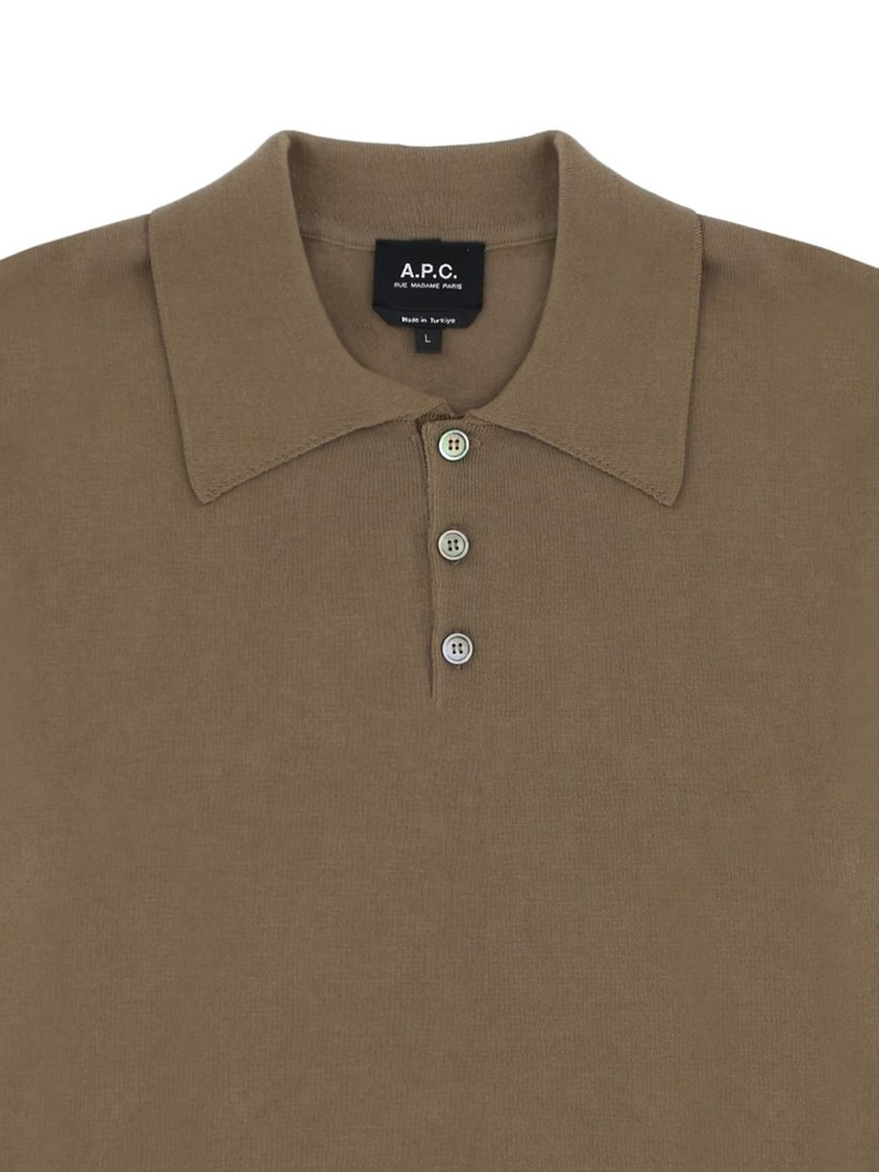 A.P.C. logo-detail polo shirt outlook