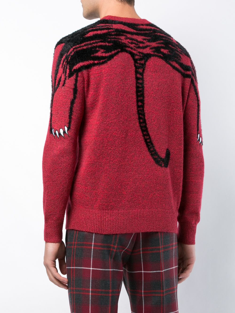 intarsia tiger sweater - 4