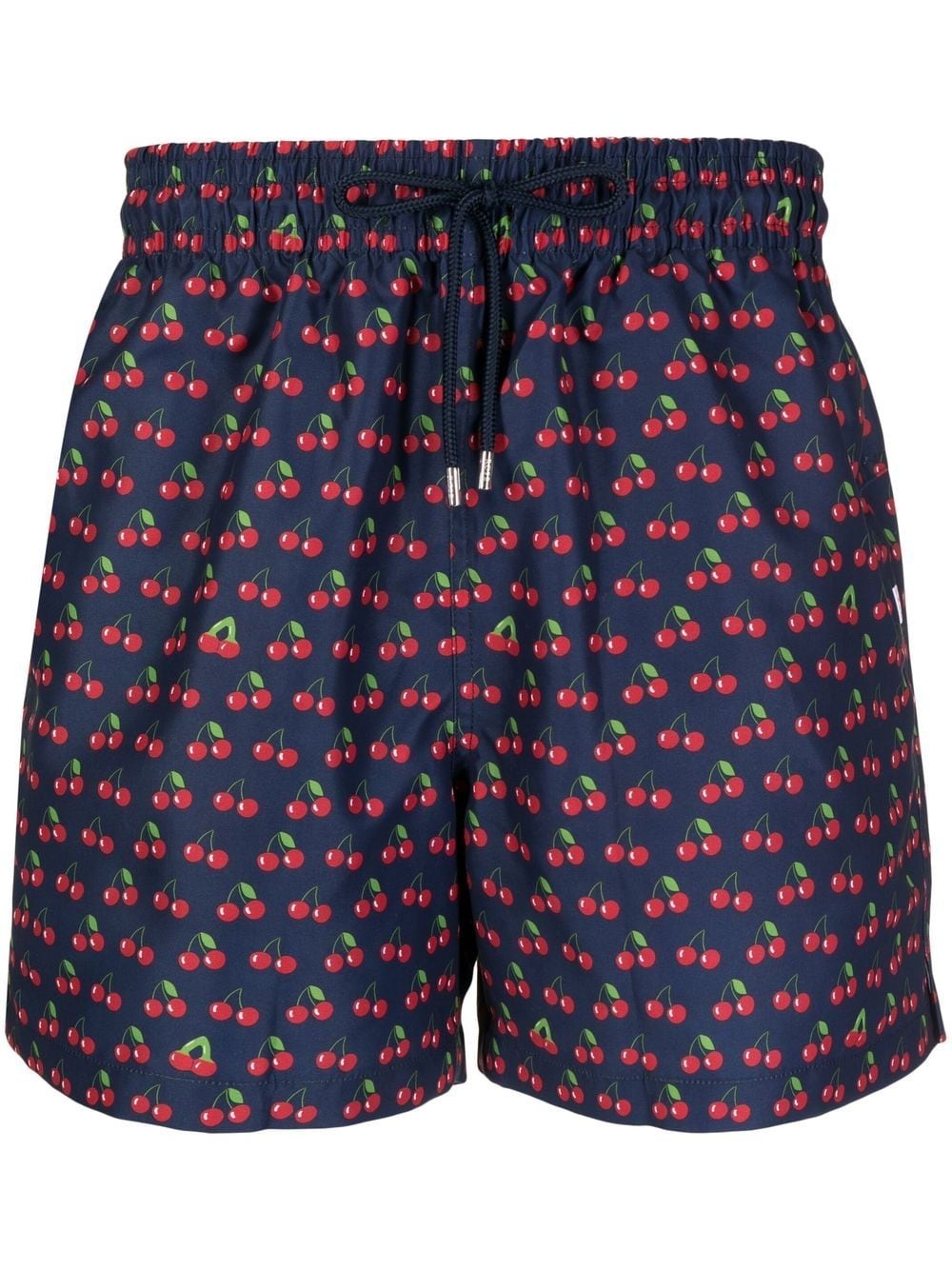 cherry-print swim shorts - 1