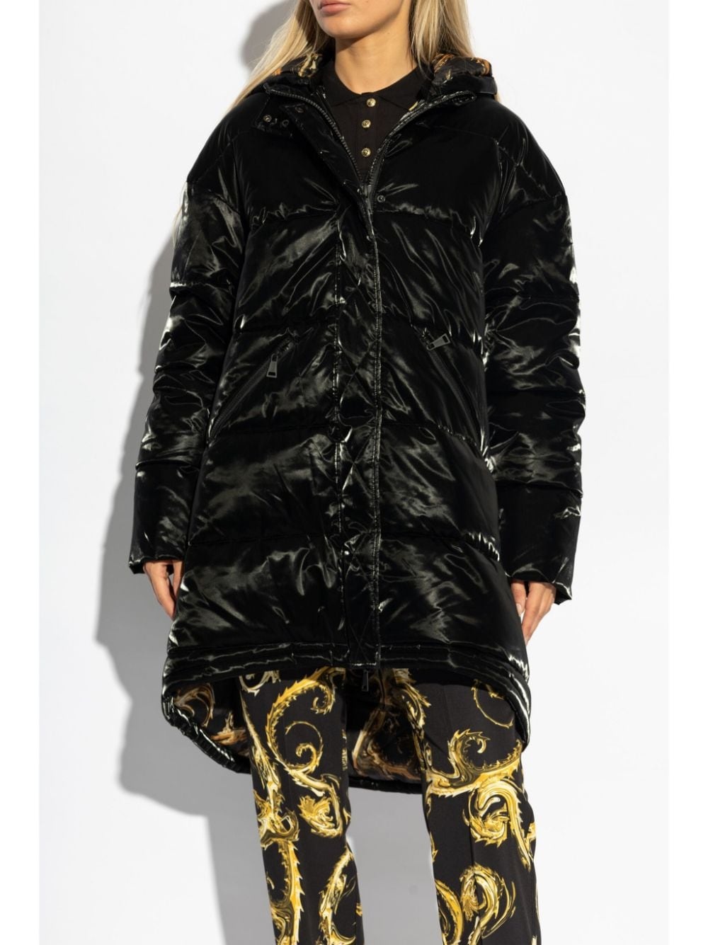 padded hooded coat - 2