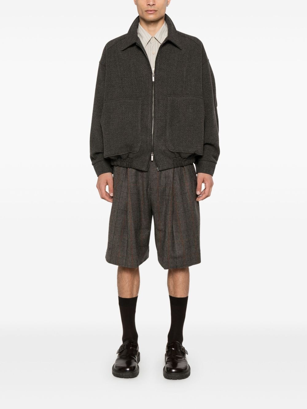 check-pattern shorts - 2