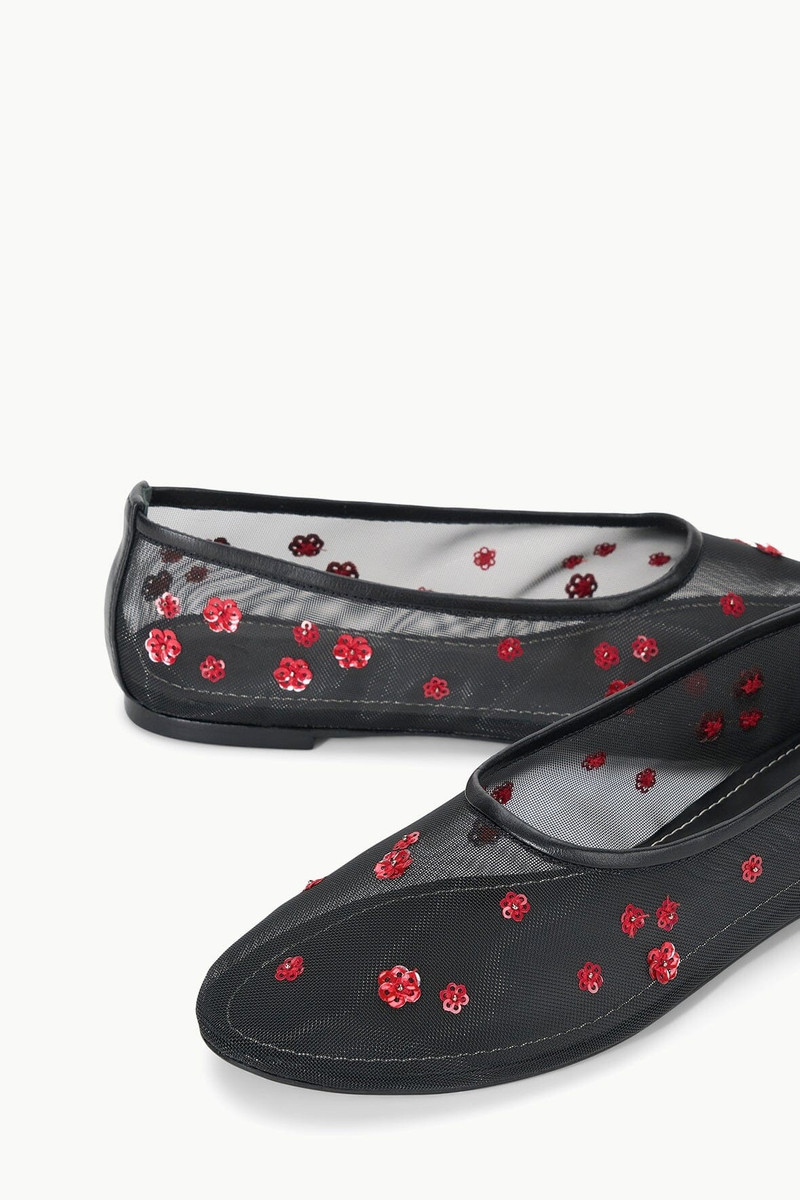 STAUD ALBA BALLET FLAT POPPY 6