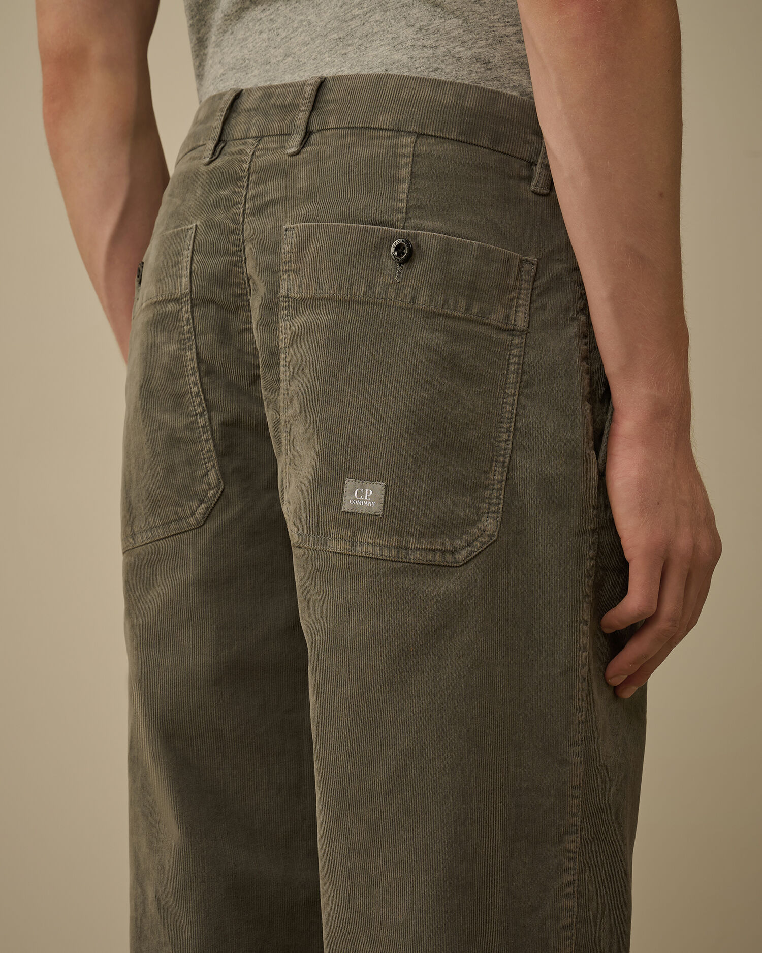 Corduroy Loose Chino Pants - 6