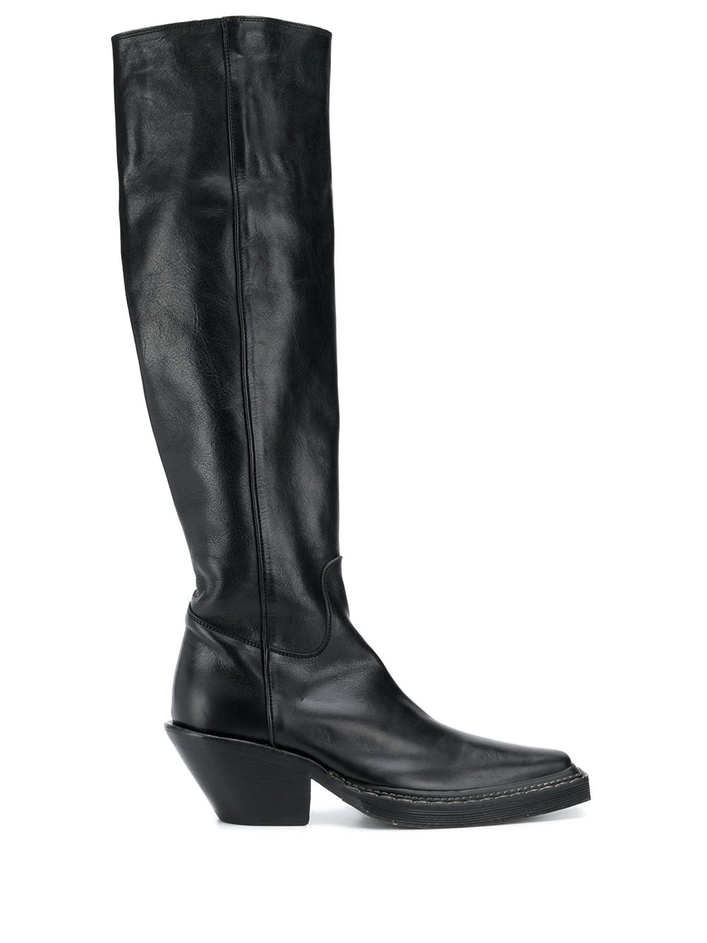 western knee length boots - 1