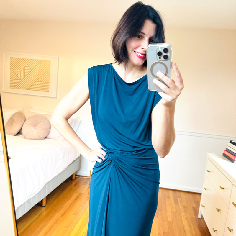 Zita Drape Dress - Light Jersey 7