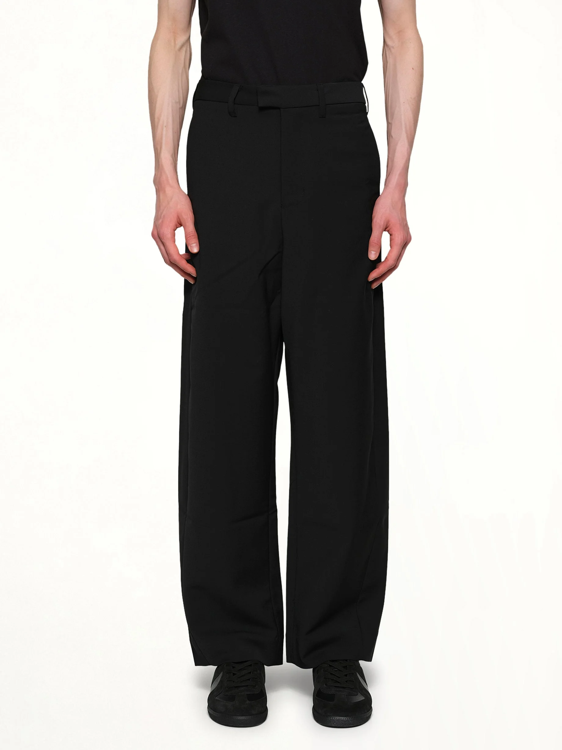 Lounge Curve Pants in Black - 1