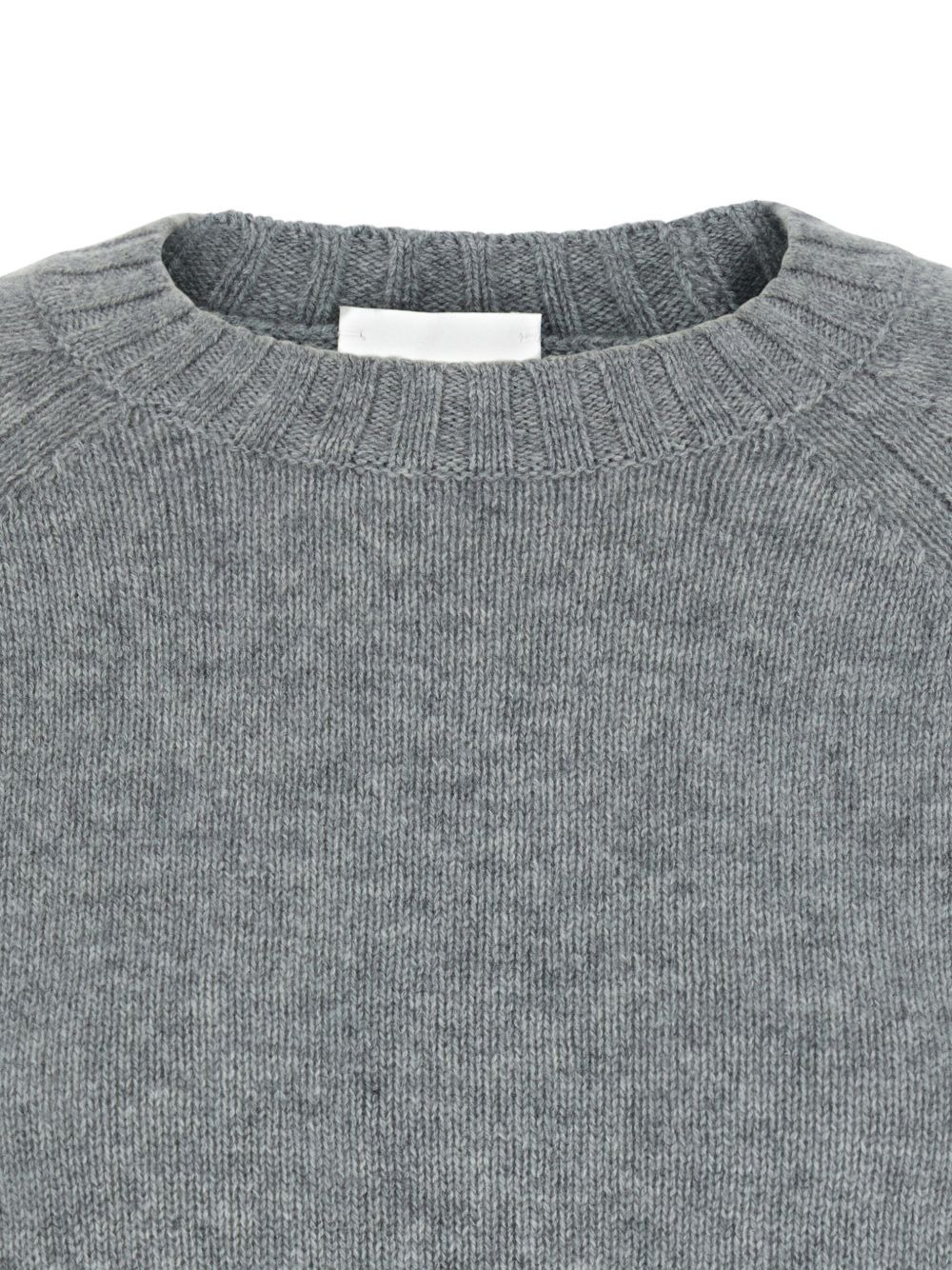 round-neck ribbed sweater - 3