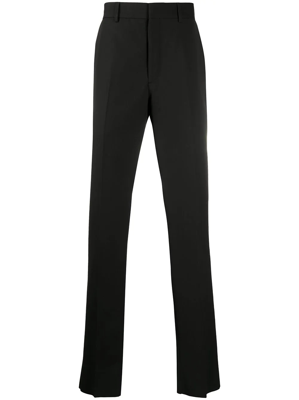 logo jacquard tailored trousers - 1