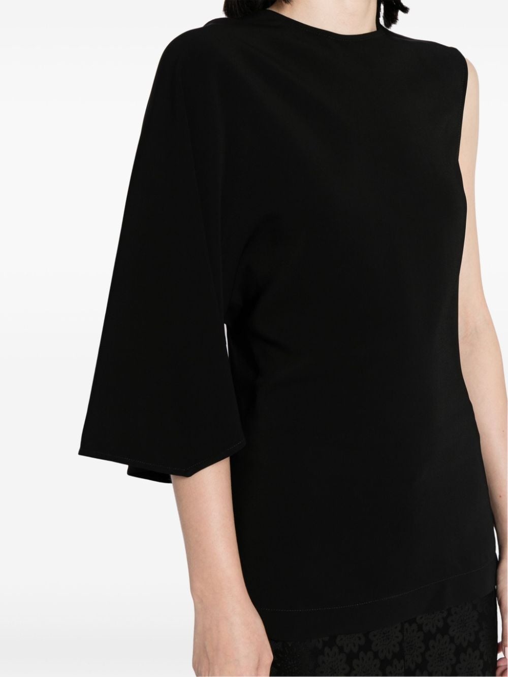 asymmetric one-sleeve top - 5