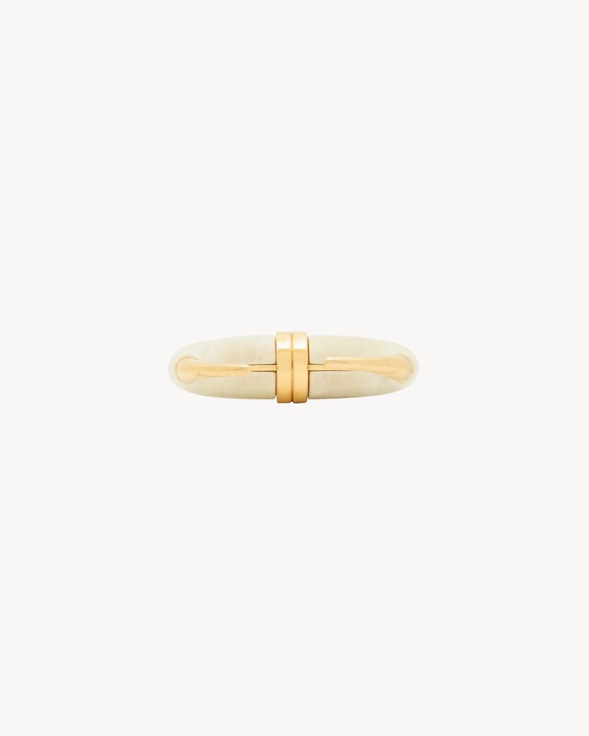 HORN CUFF IN RESIN AND METAL - 4
