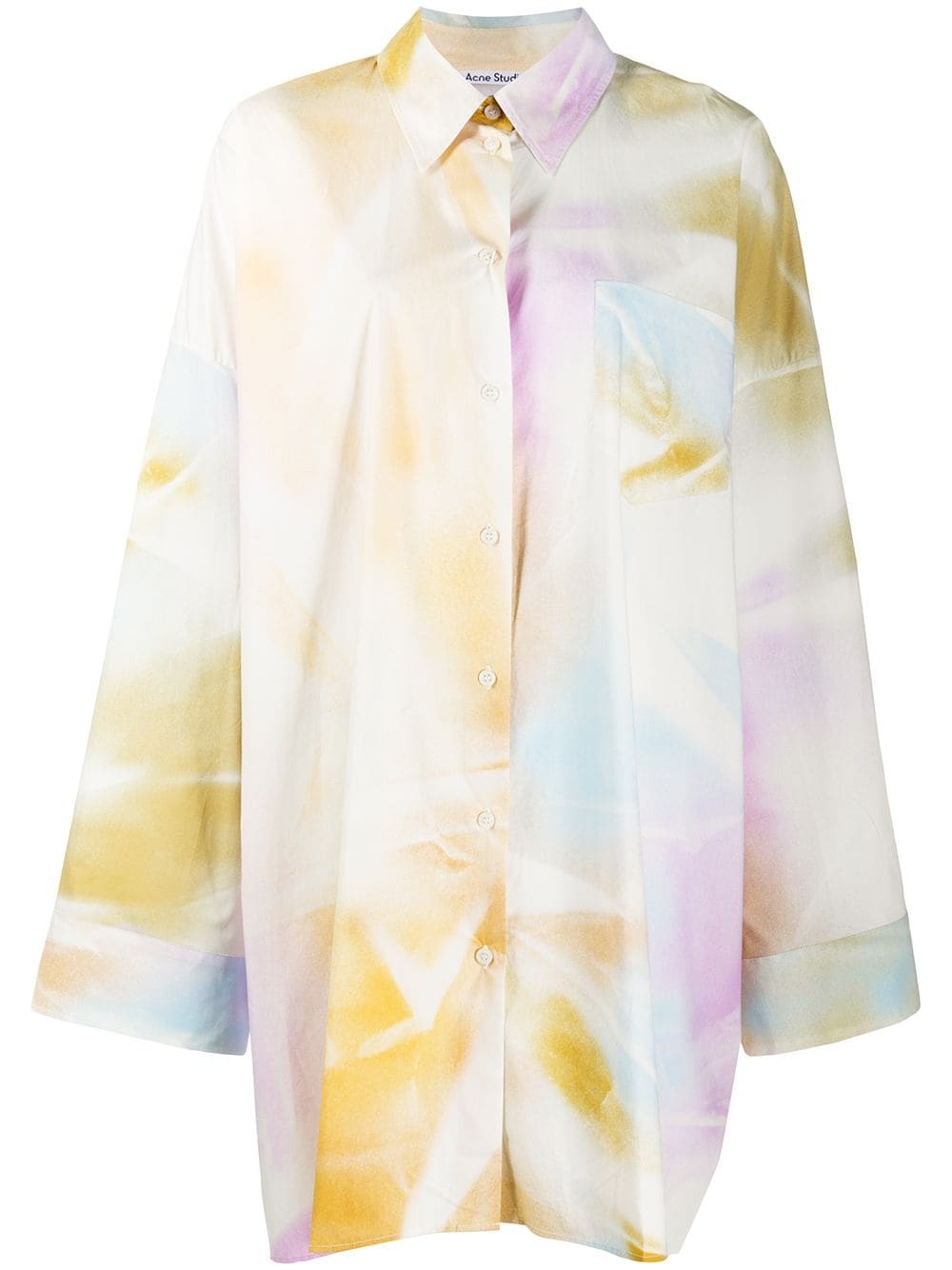 tie-dye oversized shirt - 1