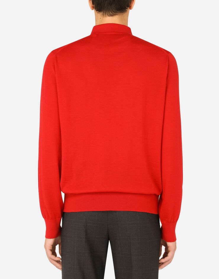 Cashmere polo-style sweater - 2