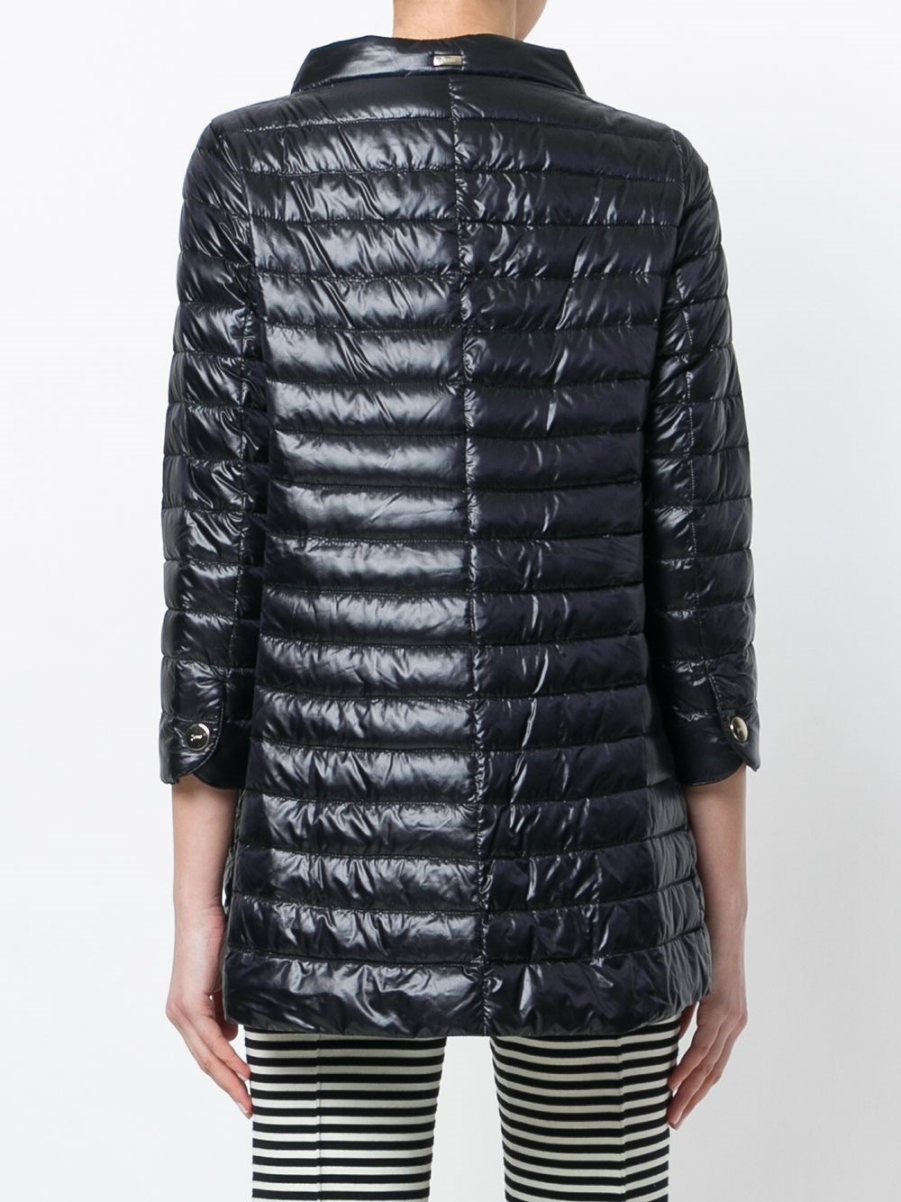 Nylon midi down jacket - 4