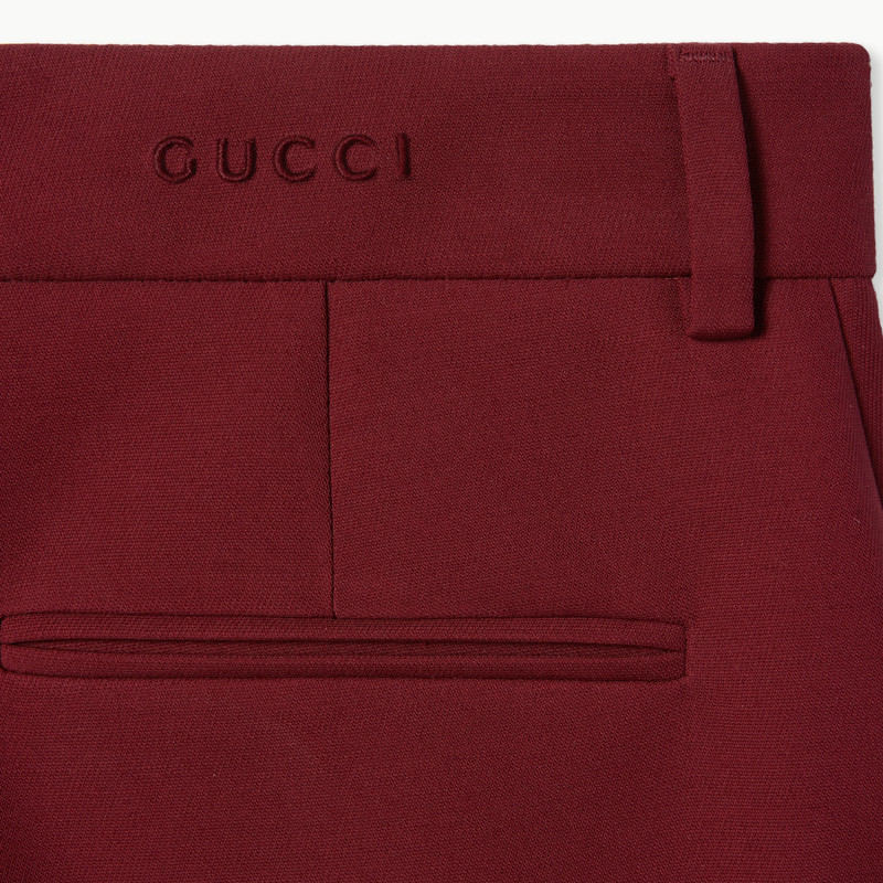 Wool silk pants with embroidery 6