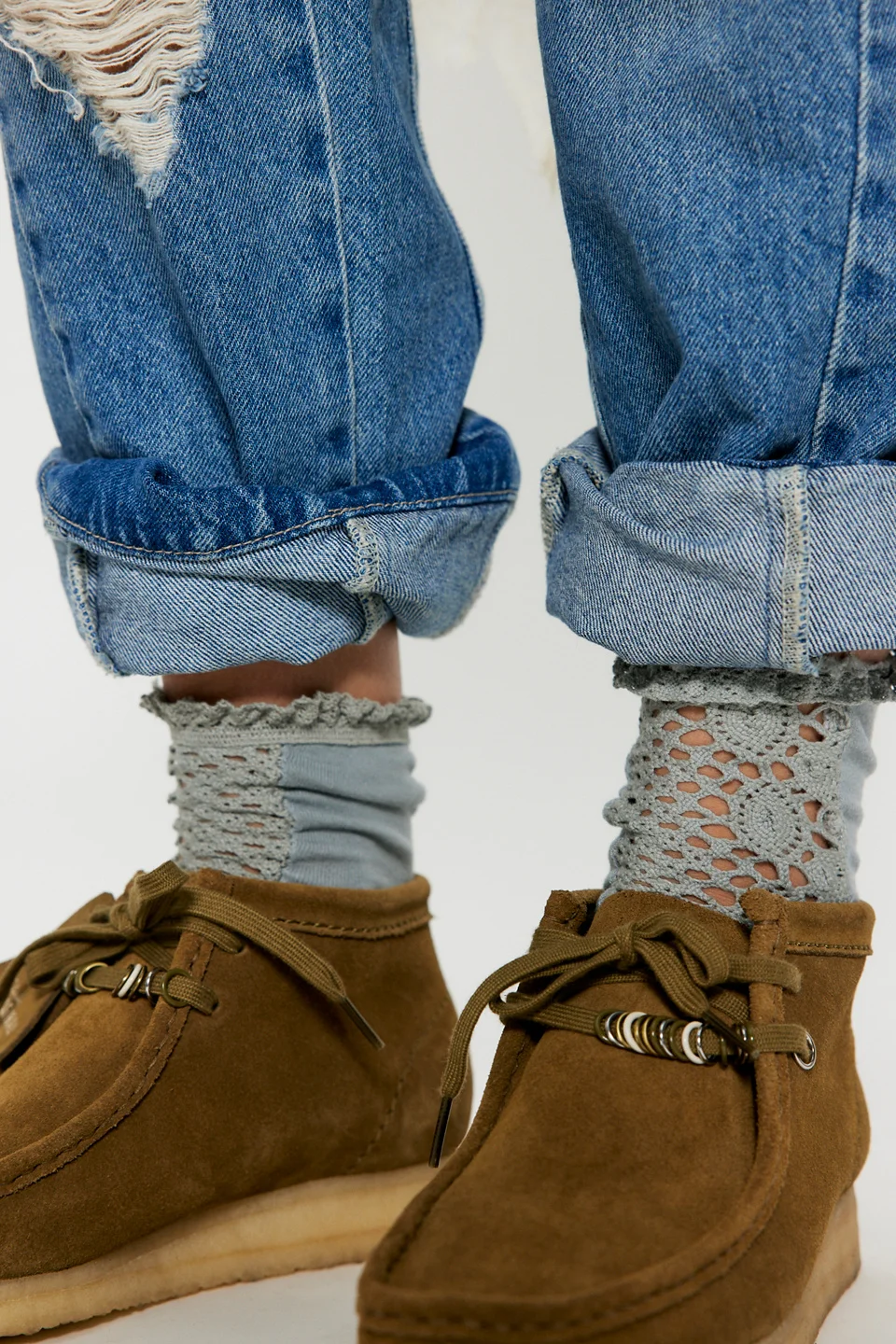 Rubies Crochet Socks - 1
