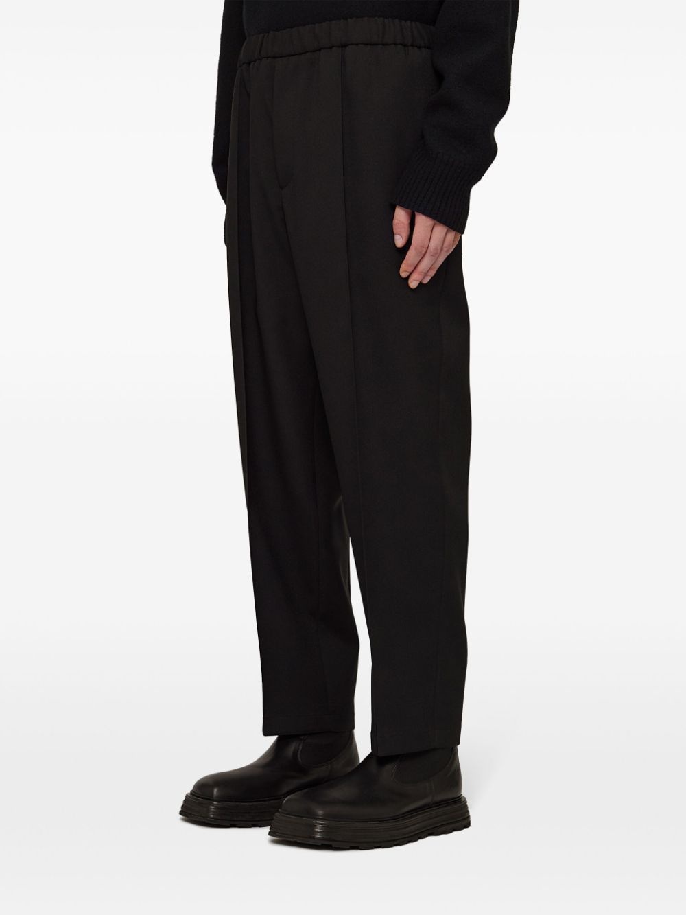 wide-leg tailored trousers - 4