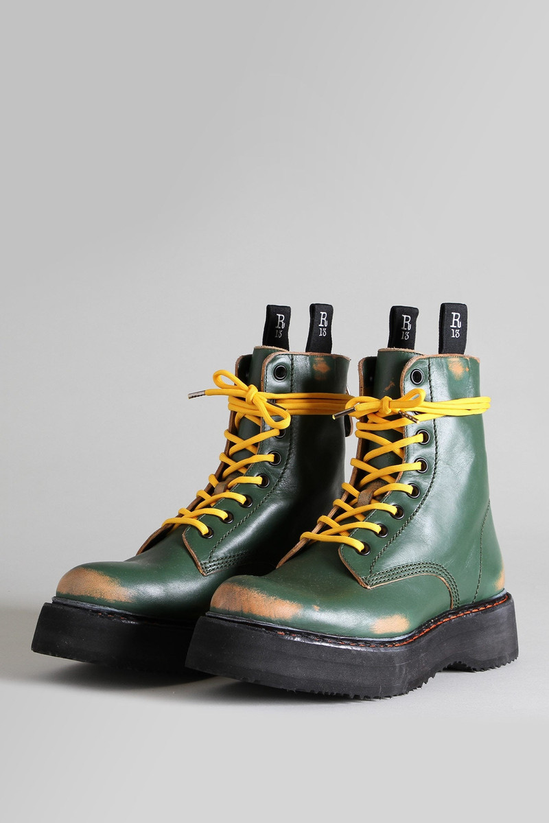 SINGLE STACK BOOT - HUNTER GREEN REMOVE | R13 1