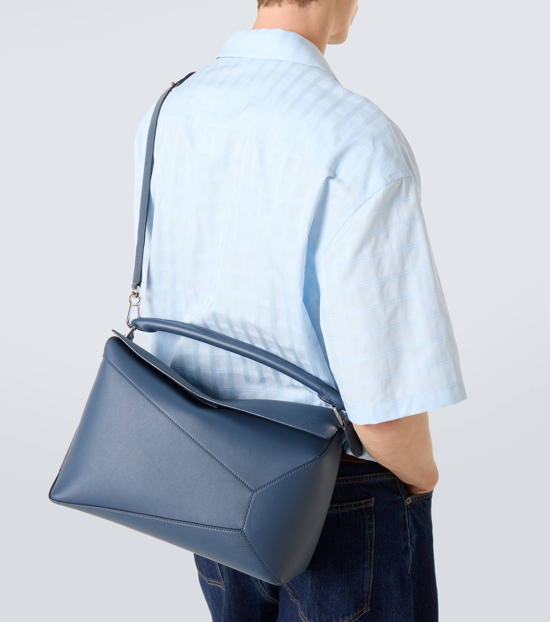 Puzzle Edge Large leather shoulder bag - 3