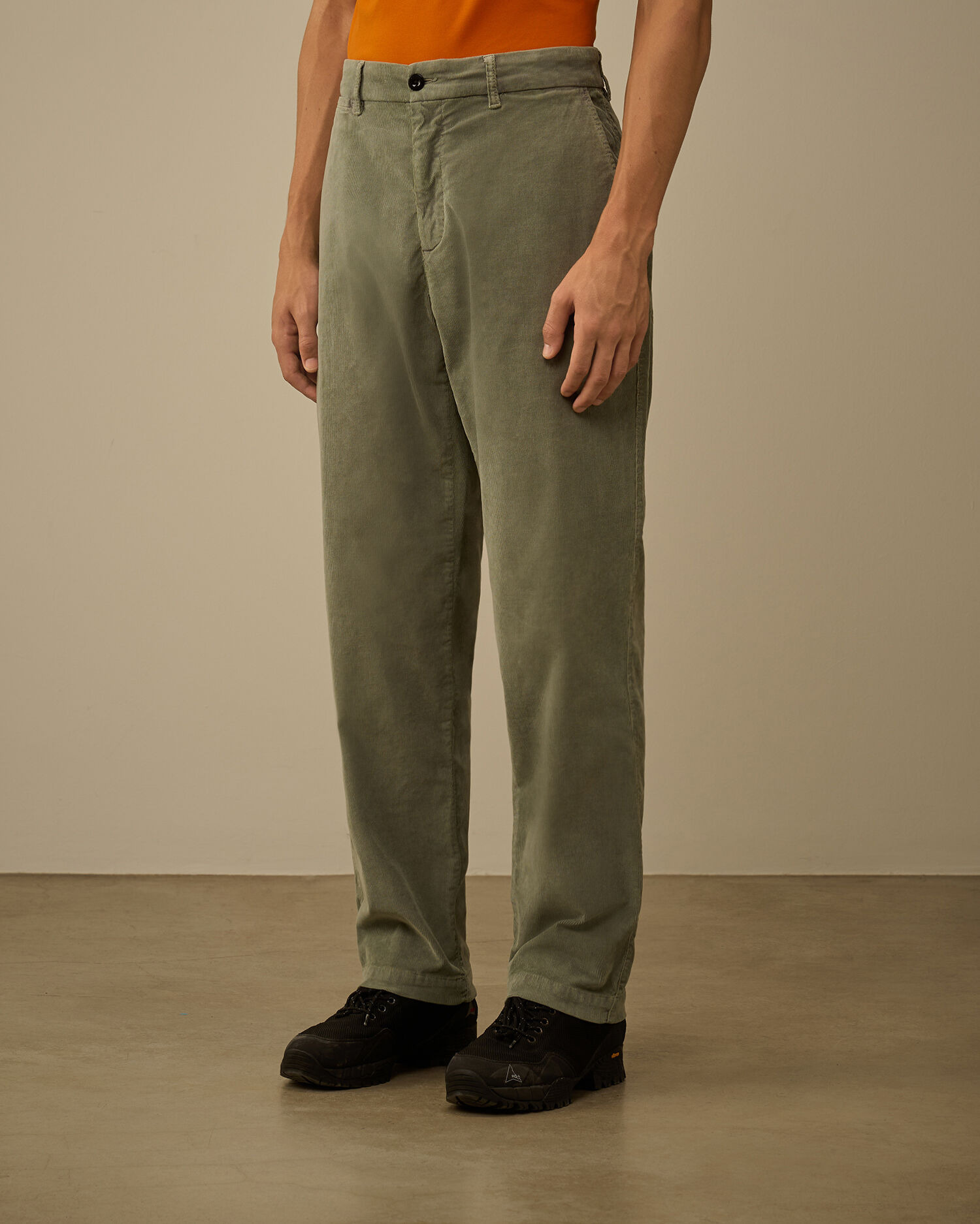Corduroy Loose Chino Pants - 3