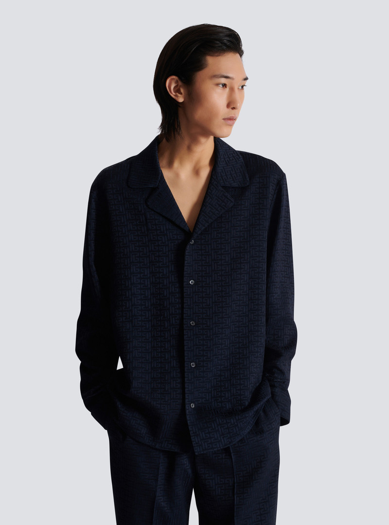 PB Labyrinth jacquard pyjama shirt 7