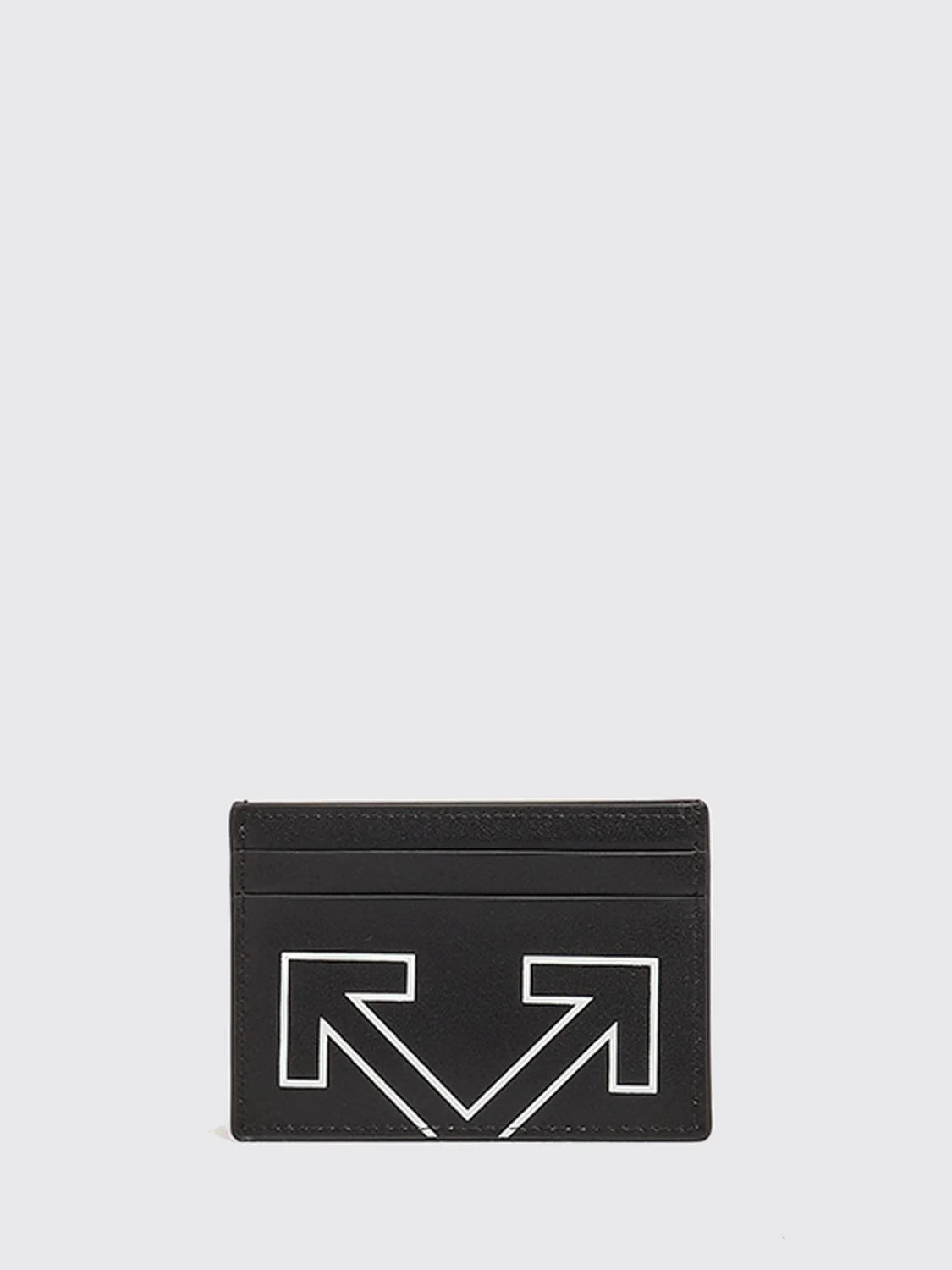 Leather Card Holder with Logo - 1