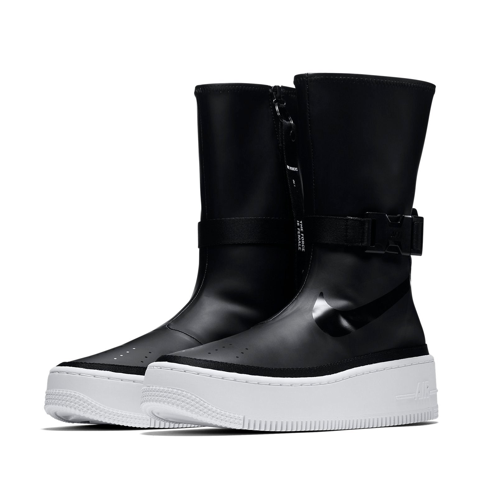 (WMNS) Nike Air Force 1 Sage High 'Black' AQ2771-001 - 4