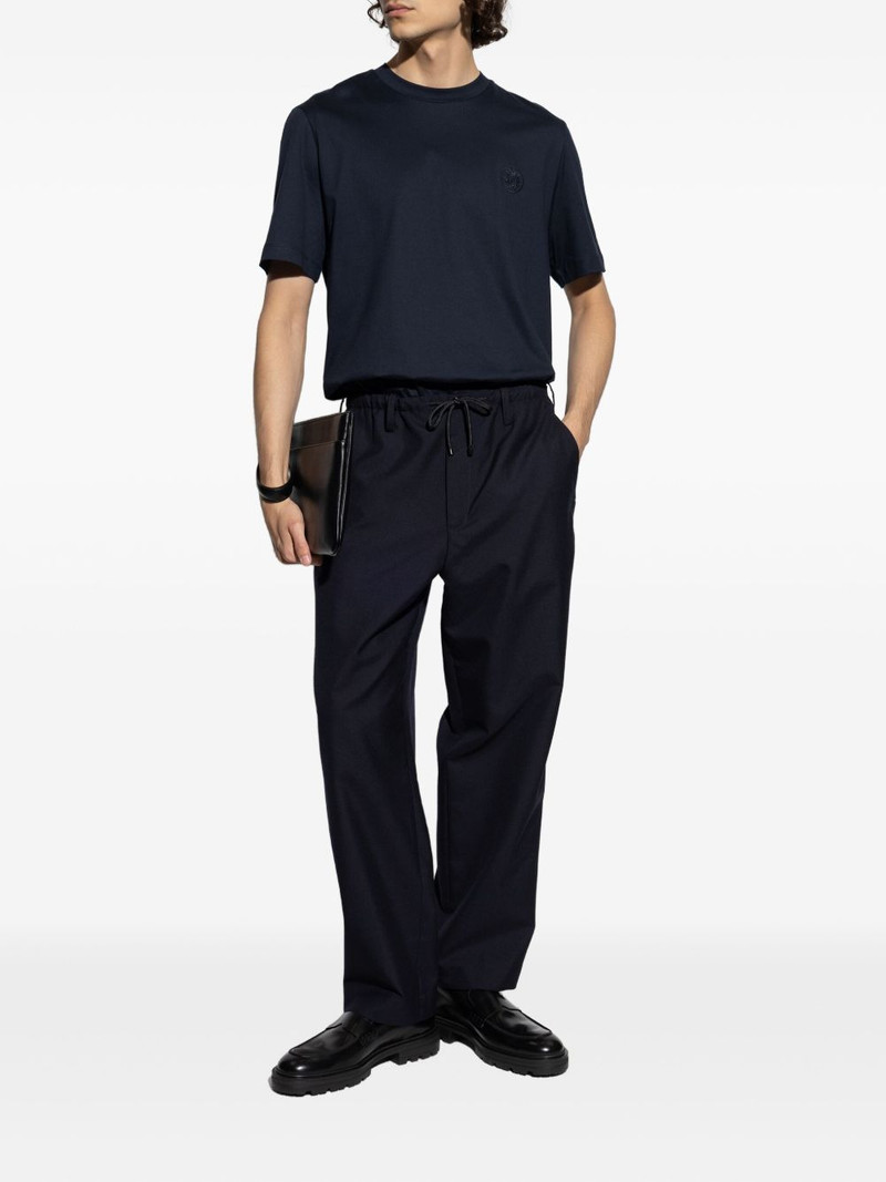 Brioni logo-embroidered T-shirt outlook