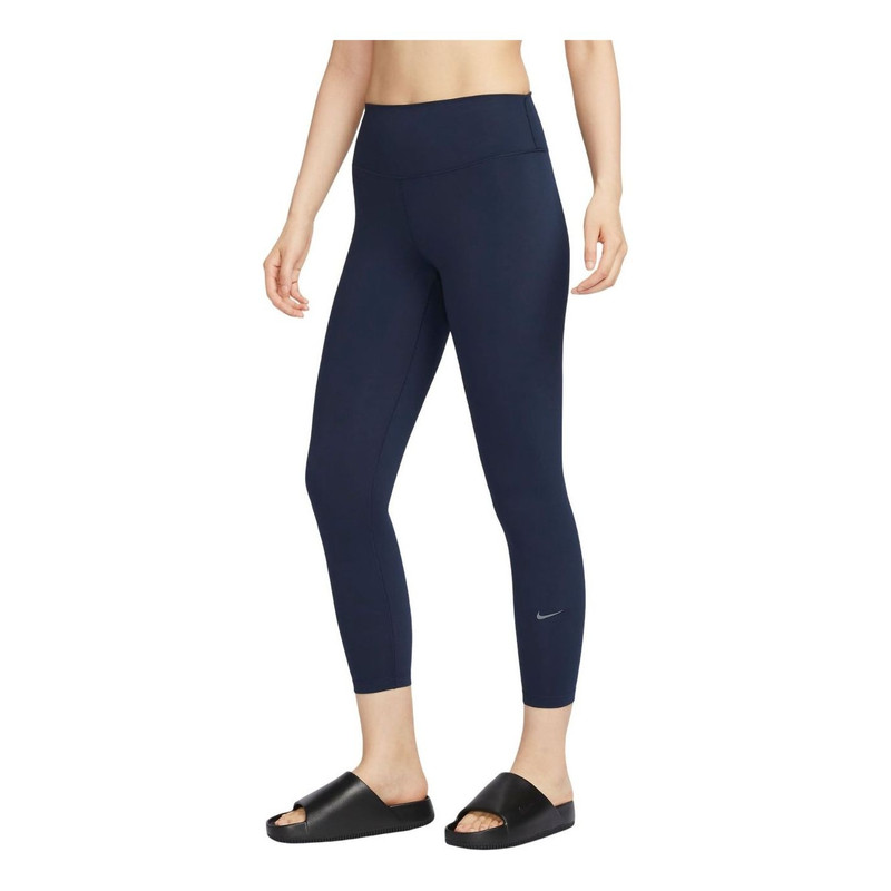 (WMNS) Nike One High-Waisted 7/8 Leggings Asia Sizing 'Obsidian' FN3233-451 - 1