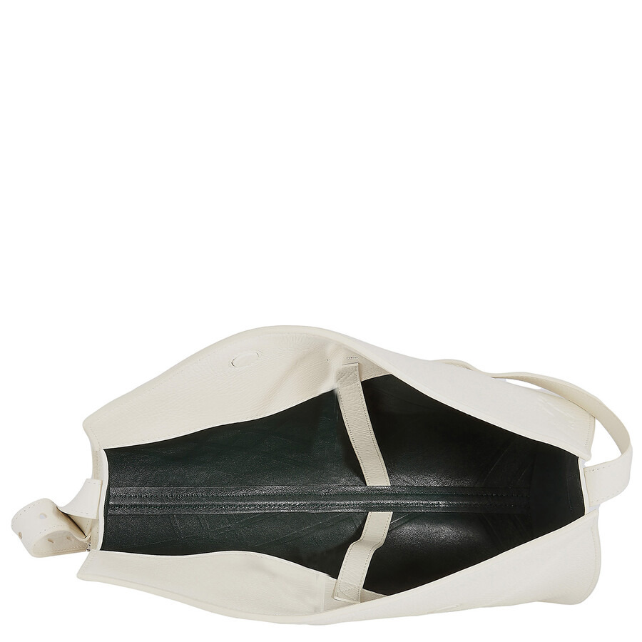 Burberry Large Leather Horn Bag in Almond - 6