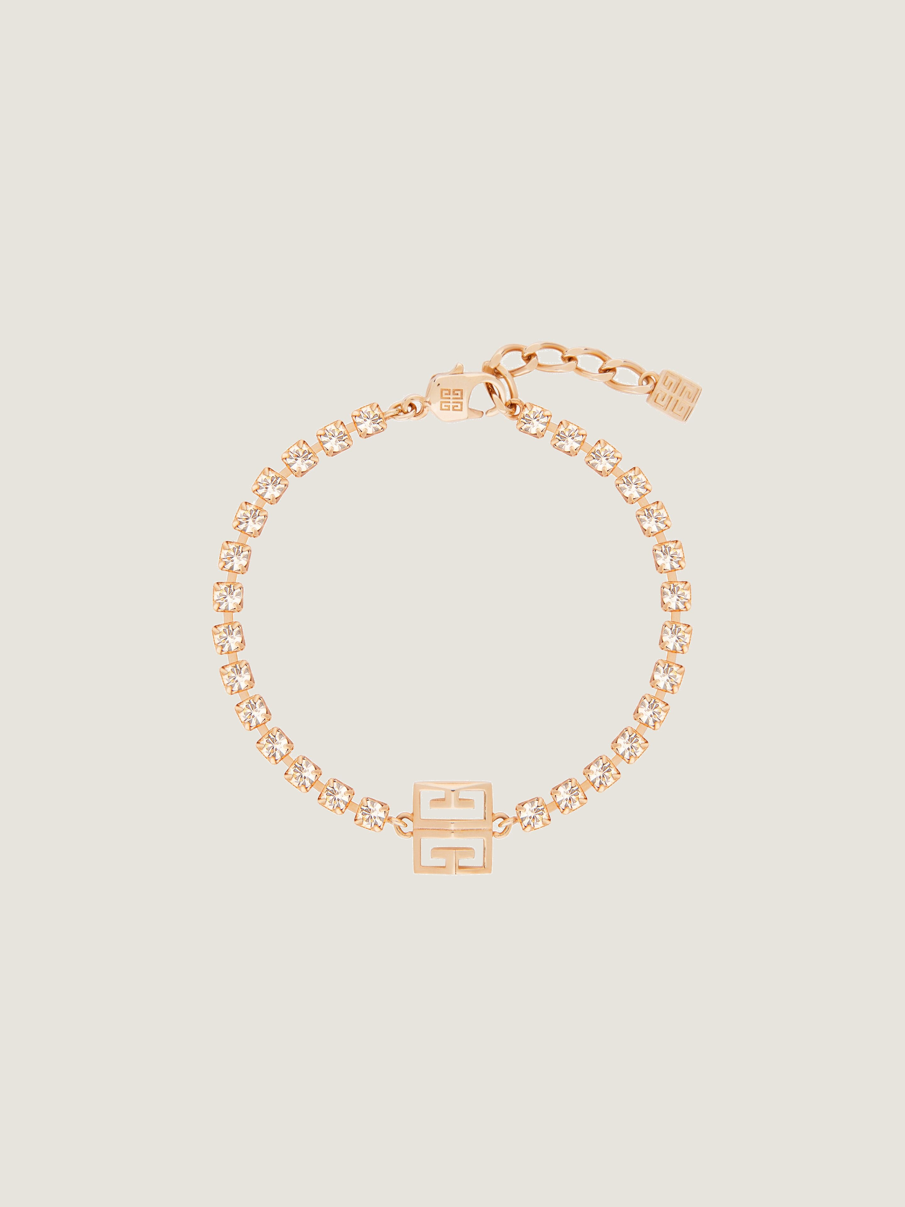 4G BRACELET IN METAL WITH CRYSTALS - 1