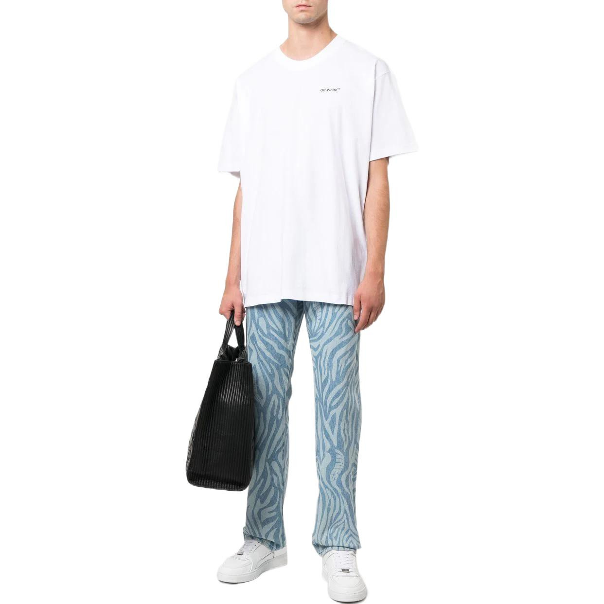 Off-White FW22 LogoT OMAA038C99JER0080110 - 2
