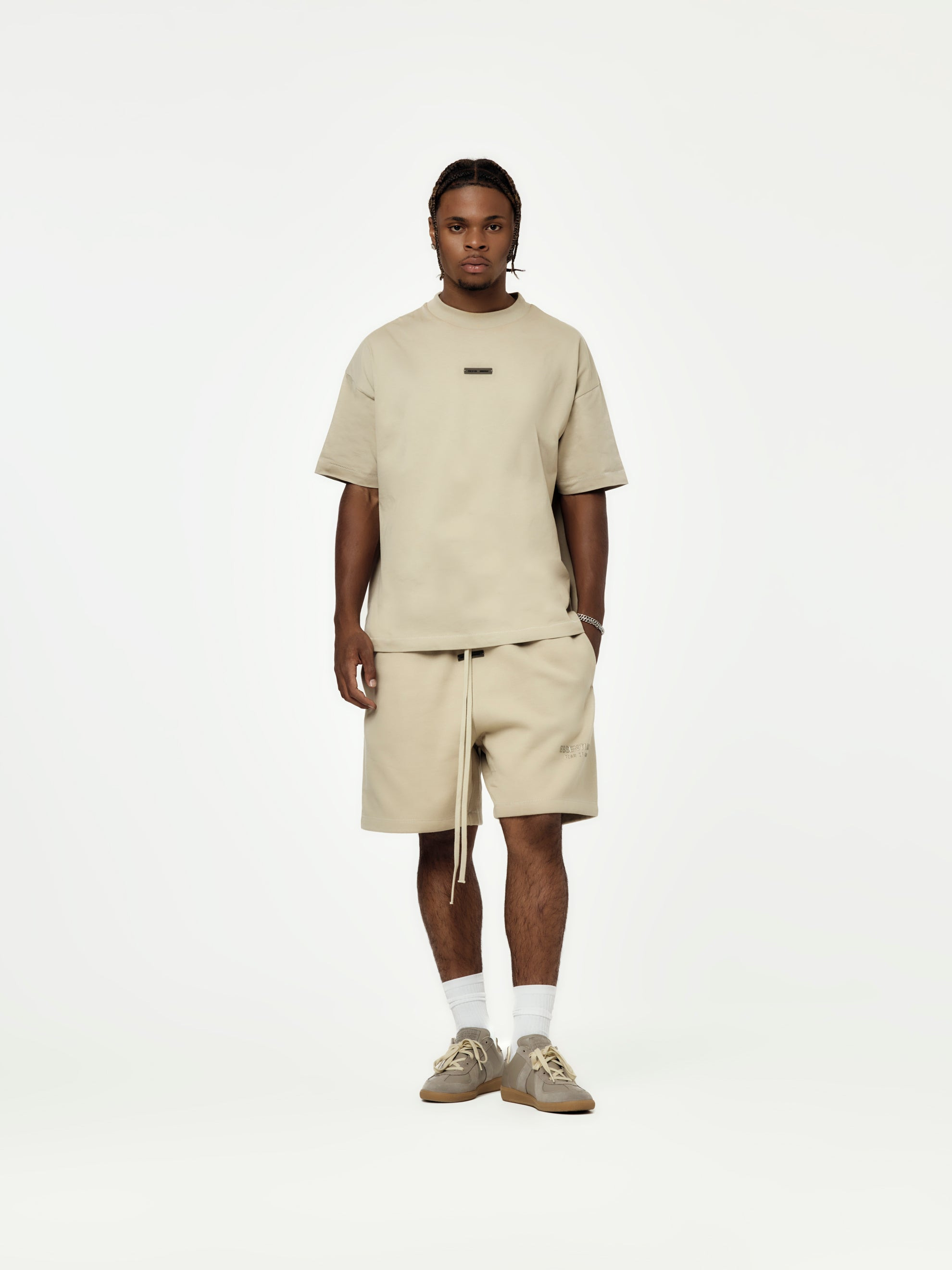 SOCCER FLEECE SHORTS (TIMBER) - 4