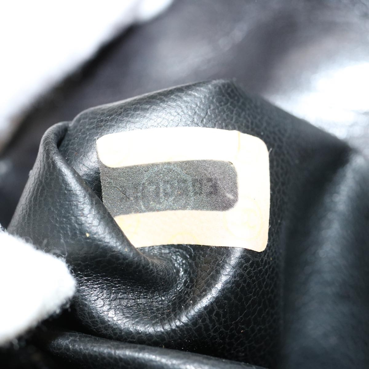 CHANEL Matelasse Turn Lock Waist Bag Lamb Skin Black CC - 11