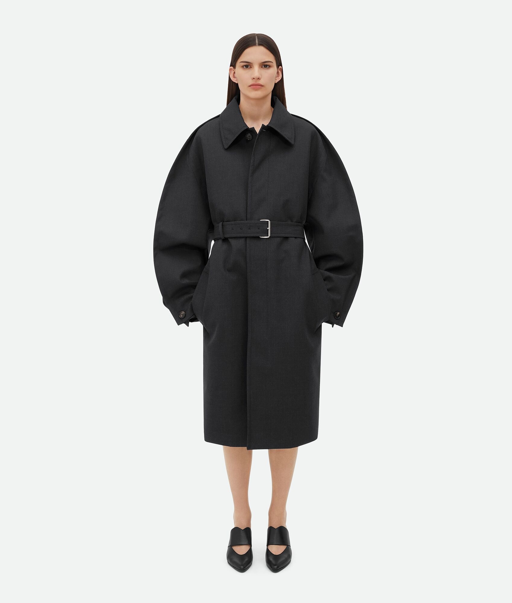 Bonded Wool Cotton Coat - 4