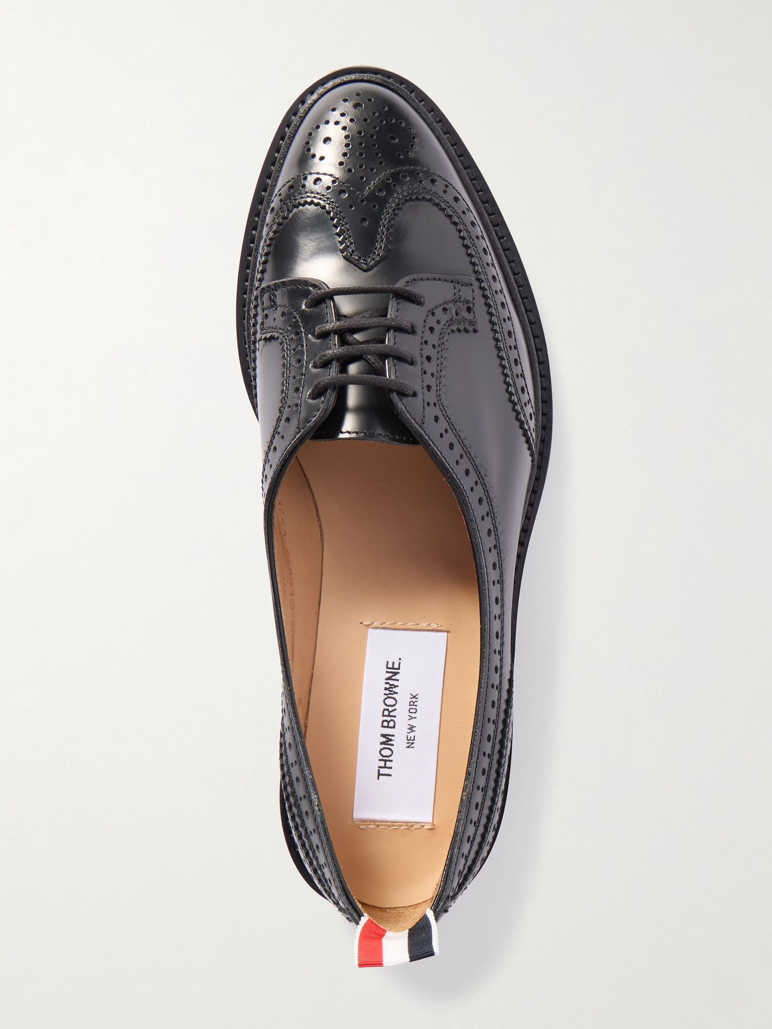 Leather brogues Black - 5