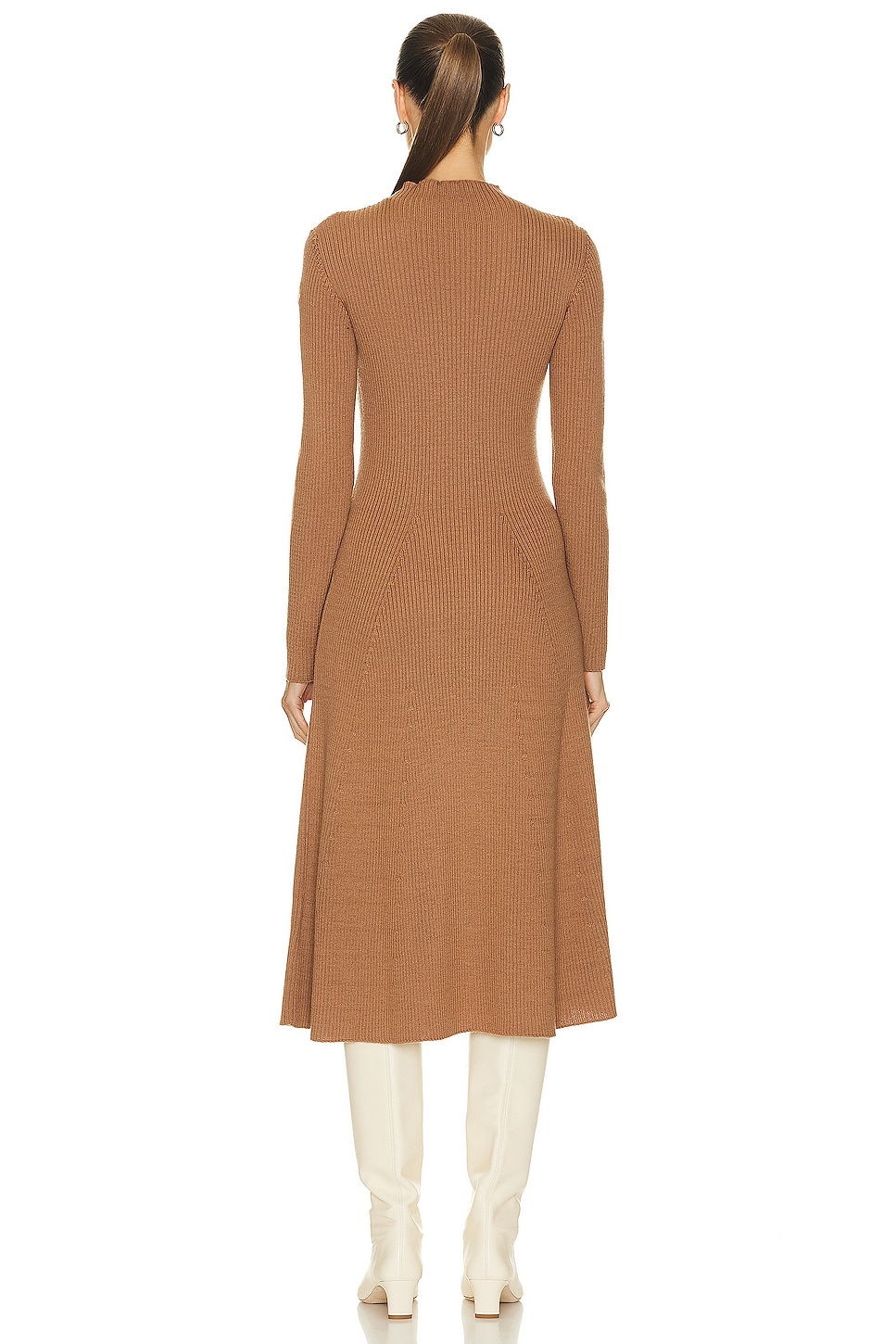 Long Sleeve Midi Dress - 4