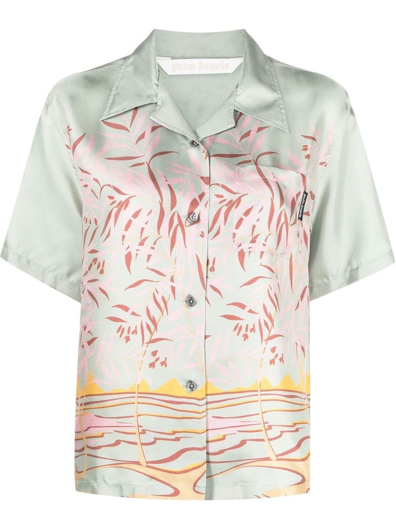 graphic-print short-sleeve shirt 1