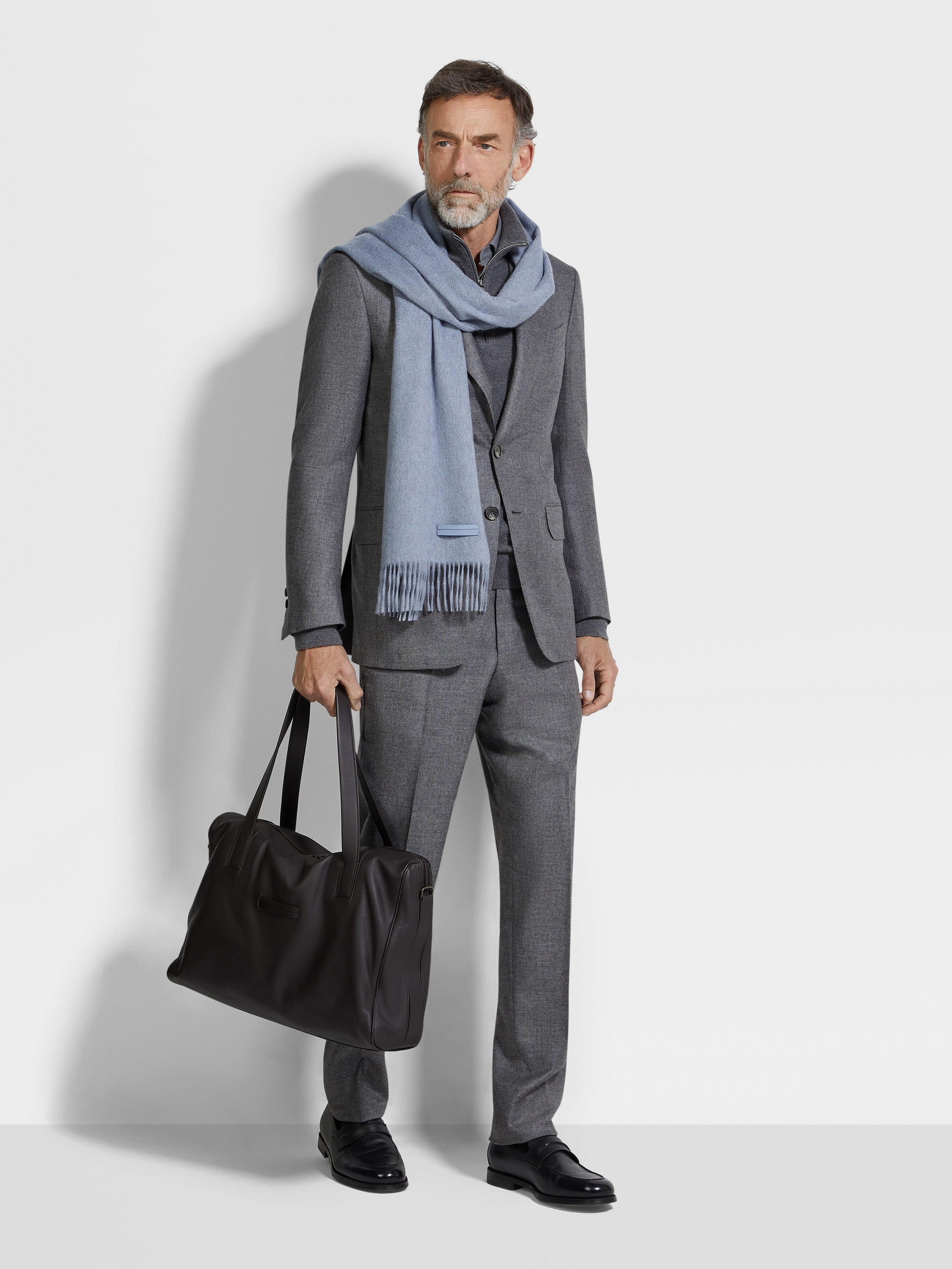 GREY OASI CASHMERE SUIT - 2