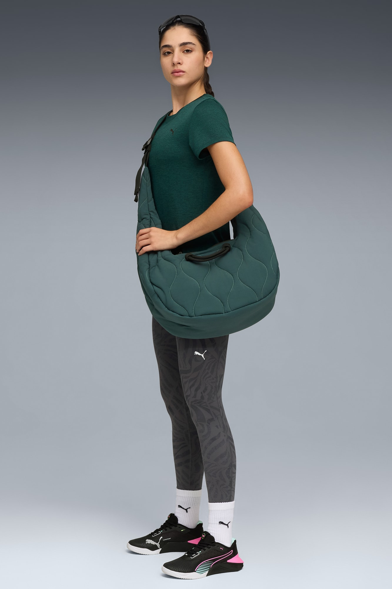 Train All Day Essentials Women's Heather Training Tee - 5