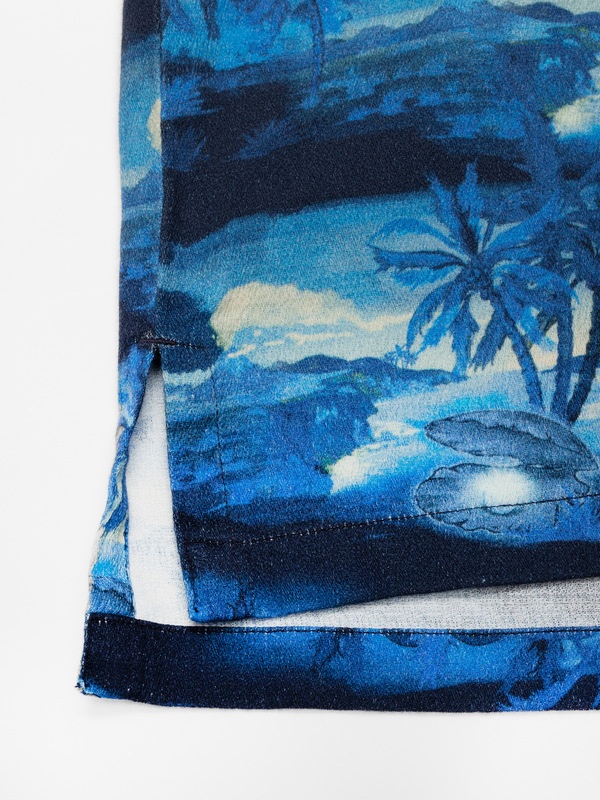 Arvid Pearls Hawaii Shirt Blueberry - 5