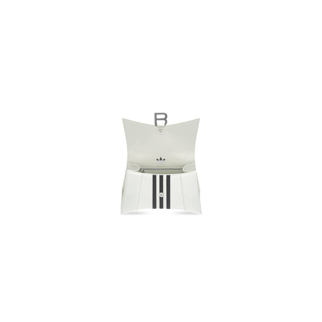 Women's Balenciaga / Adidas Hourglass Small Handbag In Box in Optic White - 5