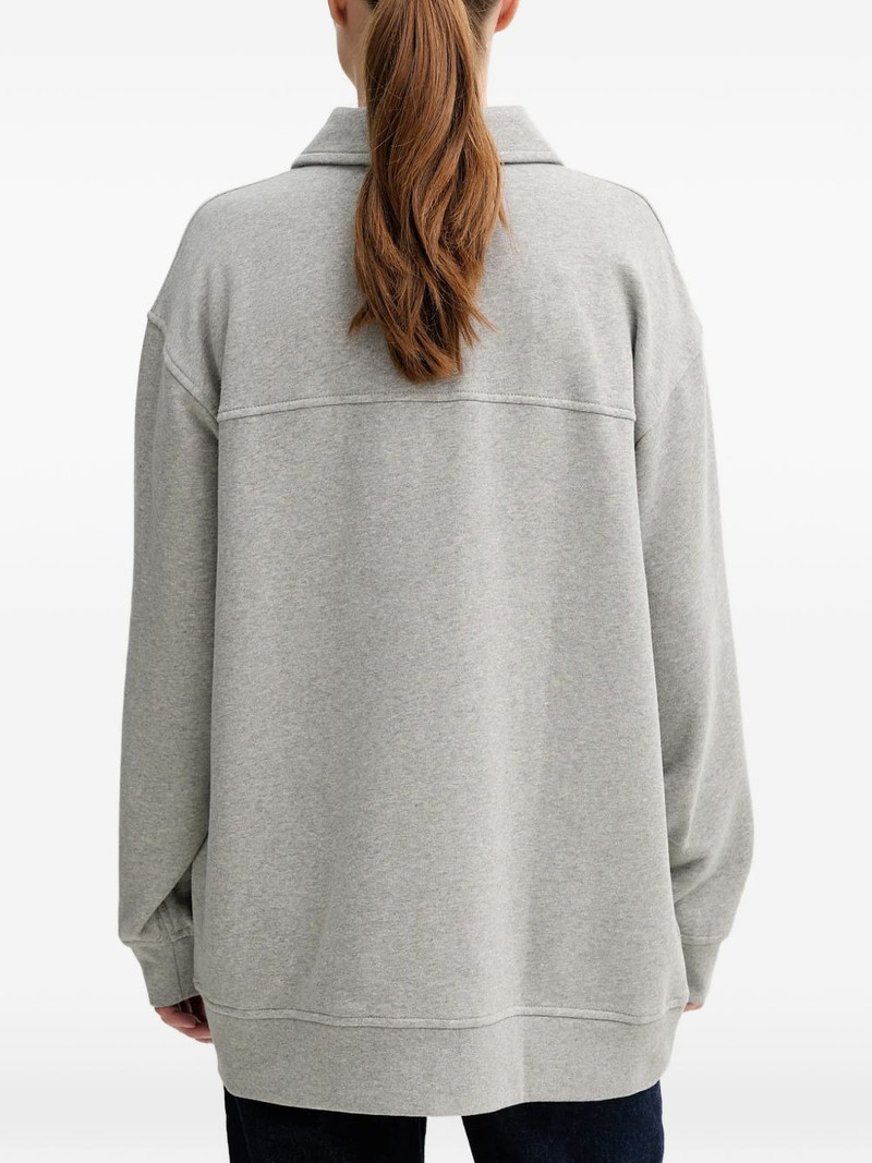collar graphic sweatshirt 3