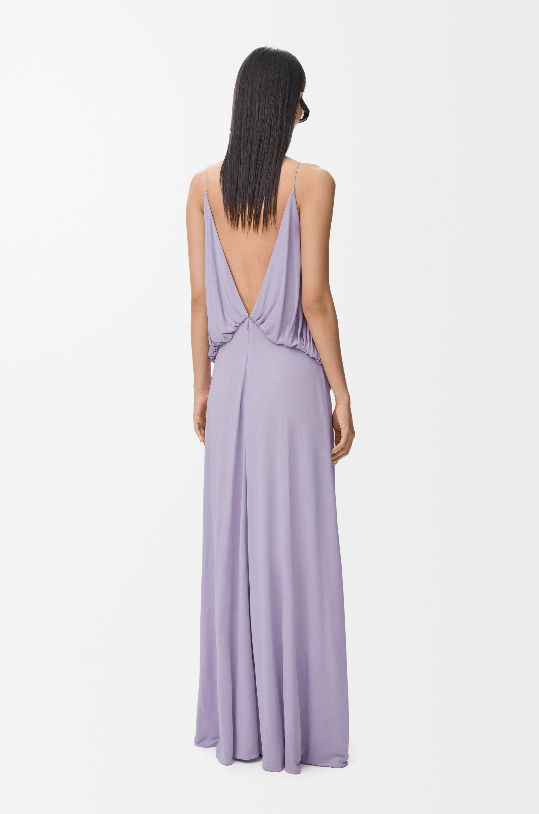 Draped dress in viscose - 3