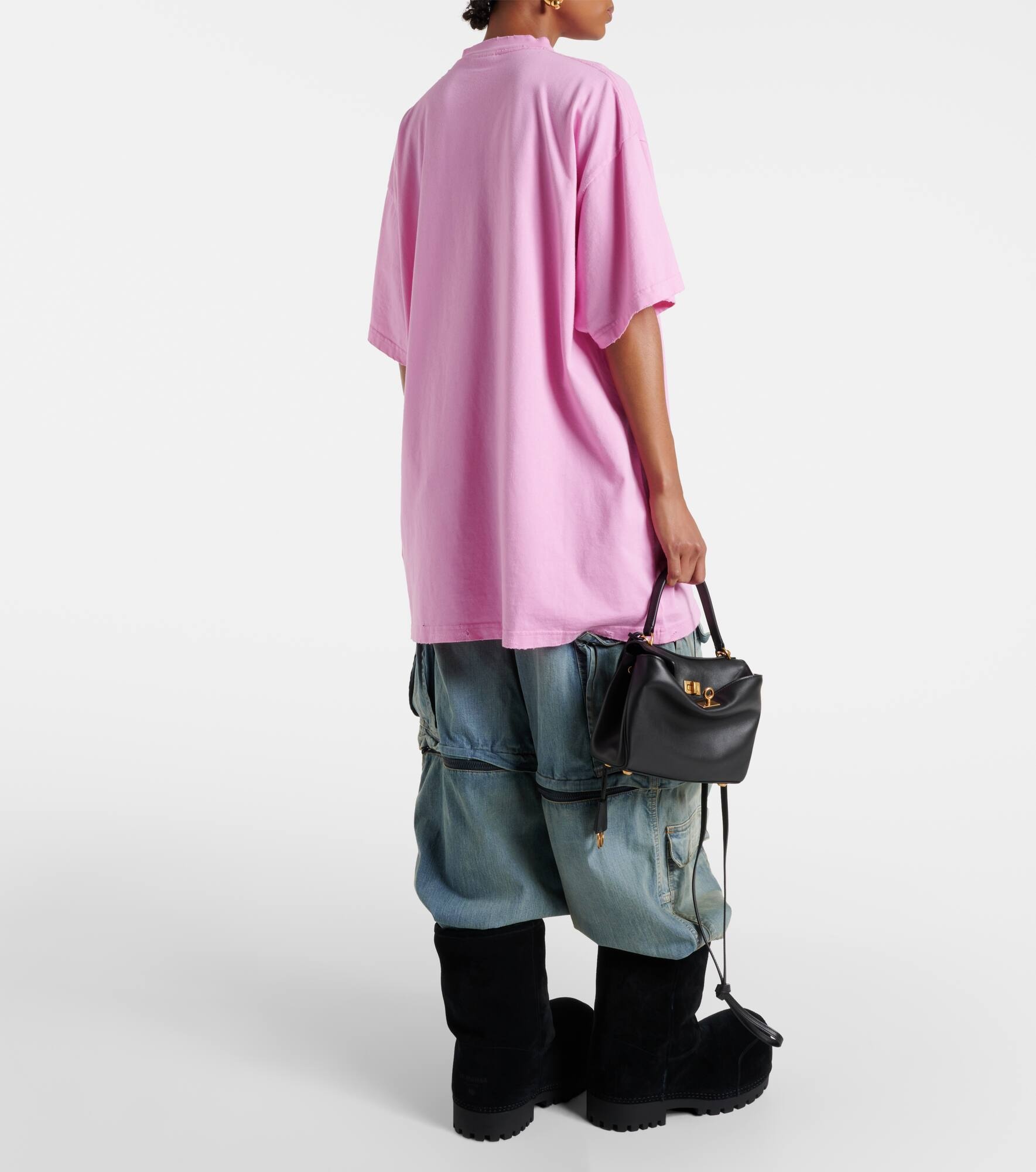 Printed cotton jersey T-shirt - 3