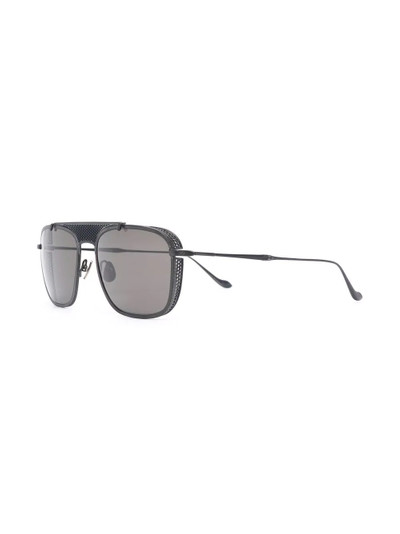 MATSUDA panelled pilot-frame sunglasses outlook