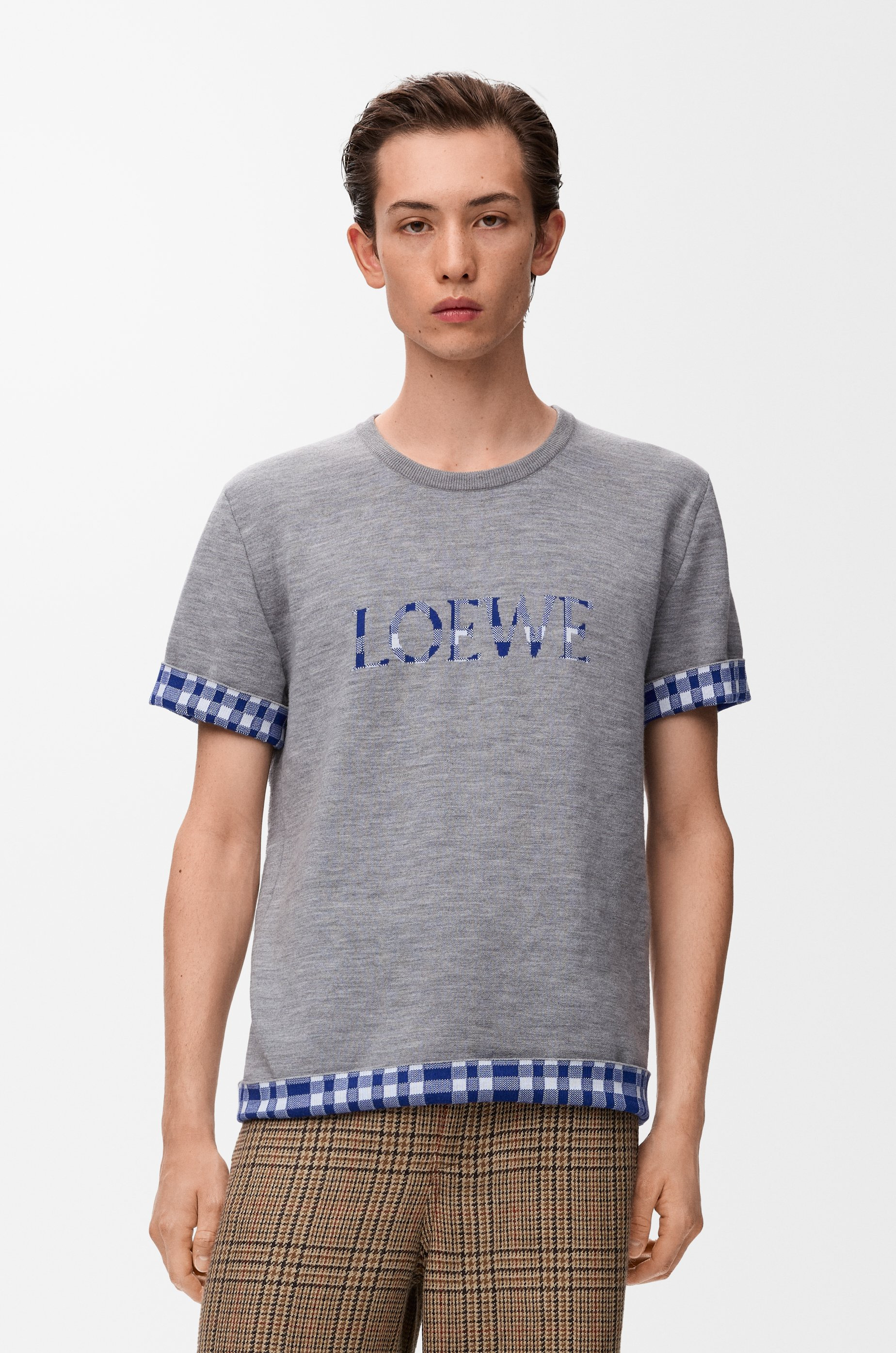 Top in wool and cotton - 3