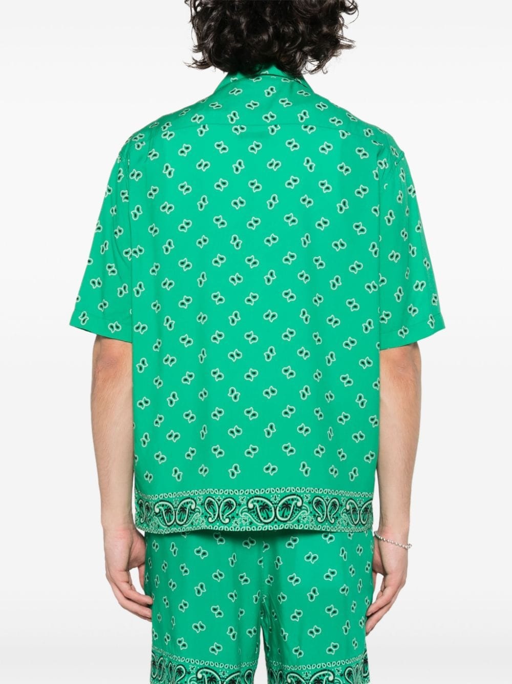 paisley-print poplin shirt - 4